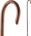 Handcrafted Wood Walking Stick, Oak, Crook Style Handle, For & Women, Made. Fixed Price $131.85.