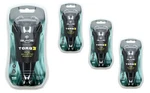 Blade For Men TORQ3 Razor, Lubricated Pivoting Head, Handle & 1 Cartridge. Fixed Price $7.99.