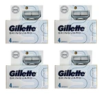 Gillette Skinguard For Sensitive Razor Blade Refills - 16 Cartridges (4X4). Fixed Price $39.95.