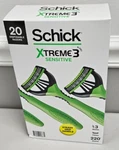 Schick Xtreme 3 Sensitive Men's Disposable Razors Pack Of 20 Brand New Sealed. Fixed Price $24.00.