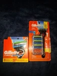 Gillette FUSION5 Proglide Razor W/6 Cartridges Plus 9PK New In Box. Fixed Price $39.99.