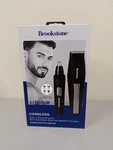 Brand New Brookstone Lithium Men's Grooming Kit W/ear/nose & Hair/beard Trimmers. Fixed Price $27.99.