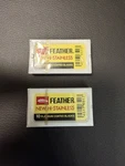 Feather New Hi-stainless Double Edge Razor Blades Packs 20 Platinum. Fixed Price $15.50.