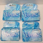 4 Packs Of Gillette Venus Razor Refill 3 Blade Cartridges. New In Box. Fixed Price $32.84.