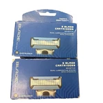 For Men 8 Cartridges Sensitive Dual Lubricating Strips Vitamin 5 Blades. Fixed Price $17.88.