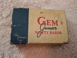 Vintage Gem Junior Single Edge Safety Razor Bakelite Fat Handle & Box. Fixed Price $9.99.