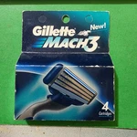 Gillette Mach 3 4 Cartridges Refill New Nos. Fixed Price $9.62.