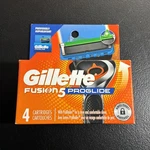 Gillette Fusion 5 Proglide 4 Refill Cartridges. Fixed Price $9.99.