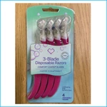 Cvs Beauty 3 Blade Disposable Razors 4 Pack Sensitive Skin. Fixed Price $9.94.