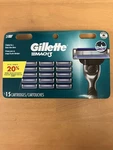 Gillette MACH3 Men's Razor Blade Refills - 15 Count. Fixed Price $25.95.