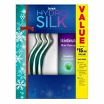 Schick Hydro Silk Women's 5-BLADE Disposable Razors Plus 1 Skintimate Shave Gel. Fixed Price $29.99.