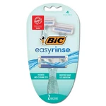 Bic Easyrinse Anti-clogging 4-BLADES Women's Disposable Razors Lot Of 2. Fixed Price $12.99.