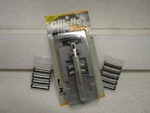 Vintage 1995 Brand New Gillette Atra Plus Metal Razor With 11 Cartridges. Fixed Price $124.99.