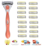 16 Schick Quattro Women Razor Blades Refills Cartridges Free Shaver Handle 4 8. Fixed Price $23.99.