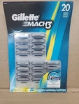 Gillette Mach 3 Razor Blade Refills 20 Cartridges (no Handle). Fixed Price $40.69.
