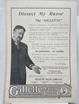 Theatre Magazine Gillette Safety Razor & Lord Taylor Socks Two-sided Print Ads. Fixed Price $11.24.
