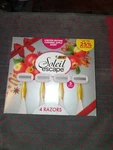 New 4 Bic Soleil Escape Women's 5 Blade Razors Caramel Apple Scented Gold Handle. Fixed Price $21.99.