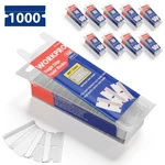 Workpro 1000PCS/SET Single Edge Razor Blades Carbon Steel Industrial Scrapers. Fixed Price $52.99.