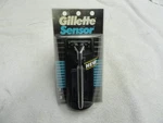 Original Gillette Sensor Razor Metal Handle Cartridges Refills 1989 Made Usa. Fixed Price $110.00.