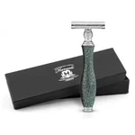 Vintage Double Edge Safety Razor For Women, Antique Metal Handle, Grey. Fixed Price $19.99.