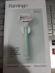 Flamingo Sage 5 Blade Women's Razor Handle 2 Refills & 1 Shower Holder New. Fixed Price $18.75.