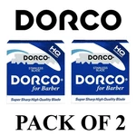 Dorco Stainless Steel Single Edge Razor Blades 100CT - Blue 2 Pack. Fixed Price $9.99.