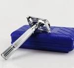 Double Edge Shaving Safety Razor With Travel Case & Blade. Fixed Price $19.99.
