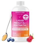 Pink Stork Liquid Prenatal Vitamins For Women - Berry Flavor Organic Food B.... Fixed Price $86.47.