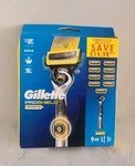 Gillette Proshield Power Blade 1 Razor Handle + 9 Refill Cartridges. Fixed Price $74.99.