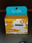 Gillette Venus Comfortglide Coconut Olay Five-blade Replace Cartridges 4 Ct.. Fixed Price $15.00.