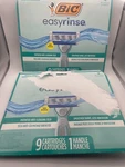 Bic Easyrinse Anti-clogging, Refillable Women's Razors With 4 Blades Lot Of 2. Fixed Price $15.00.