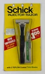 Schick Injector Razor With 2 Teflon Coated Twin Blades Vintage Sealed Old Stock. Fixed Price $50.00.
