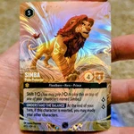 Foil Simba Pride Protector Top 32 Promo Dlc Richmond 4 / C2 Rare Lorcana. Fixed Price $1250.00.