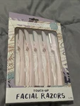 5 Evirbeauty Exfoliating Facial Razors Folding Touch Up. Fixed Price $5.99.