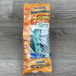 Schick Disposable Razors ST2 Slim Twin 12 Pack Blade Nos. Fixed Price $11.95.