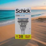 Schick Hydro Dry Skin 5-BLADE Razor 1 Handle + 3 Cartridges New Value Pack. Fixed Price $12.95.