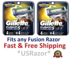8 Gillette Fusion PROGLIDE5 Razor Blades Refills Cartridges Fits Flexball Shaver. Fixed Price $23.69.