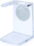 Edwin Jagger Clear Plastic Large Neck Shaving Brush Drip Stand New. Fixed Price $18.99.