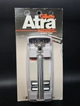 Vtg Gillette Atra Microsmooth Twin Blade Pivoting Head Aluminum Handle Razor Nip. Fixed Price $197.53.