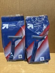(2 Pack) Up & Men's Twin Blade Disposable Razors W/lubricating Strip 12 Ct Ea. Fixed Price $16.99.