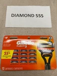 Gillette Fusion Razor Blades - 12 Cartridges 9544. Fixed Price $28.00.