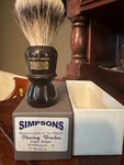 New Simpsons Emperor E3 Super Badger Brush - Tortoise Shell (exclusive T&h). Fixed Price $325.00.