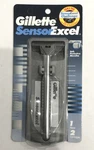 Gillette Sensor Excel Razor Handle Two Cartridges With Shaver Made Usa 1993. Fixed Price $225.49.