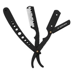 Regale Barber Supply Matte Black Finger Insert Replaceable Blade Straight Razor. Fixed Price $21.99.