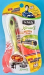 Schick Xtreme 3 Razors With Hawaiian Tropic Scented Handles Pack Of 4 Nos. Fixed Price $19.99.