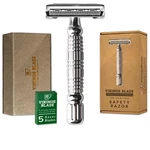 Double Edge Safety Razor For Men + 5 Swedish Steel Blades Luxury Case. Smooth,. Fixed Price $42.29.