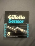 Vintage 1989 Gillette Sensor Razor Bades Total 5 Blades - Sealed Box. Fixed Price $49.00.