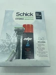 Schick Hydro Sensitive Shave Mens Gift Set-razor Handle, Refill Cartridges,gel. Fixed Price $12.59.