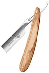 Dovo Barbarossa 5/8 Straight Razor Short 0.62" Blade Olive Wood Handle- 10580026. Fixed Price $157.88.