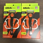 Lot Of 2GILLETTE Lab Cincinnati Bengals Cartridge Razor 5 Blades Exfoliating Bar. Fixed Price $26.00.